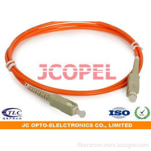 Multi Mode Fiber Optic Patch Cord Simplex 50 / 125 Fiber Fo